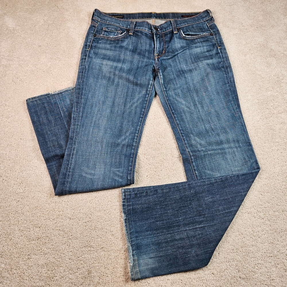 Citizens of Humanity 31 Jerome Dahan Bootcut Jeans Y2K McBling Indie Sleaze USA